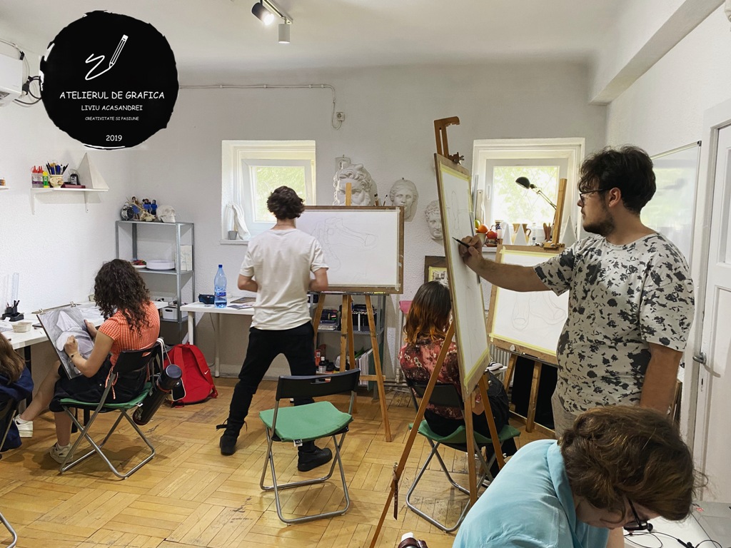La Atelierul de Grafica Liviu Acasandrei
