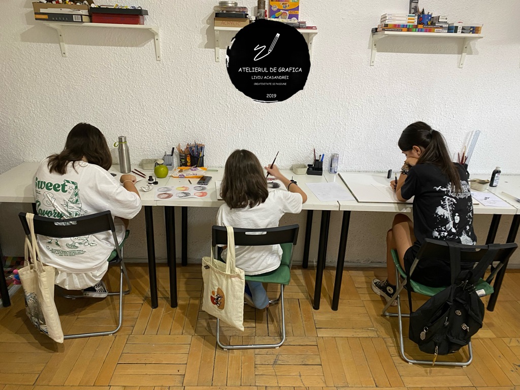 La Atelierul de Grafica Liviu Acasandrei